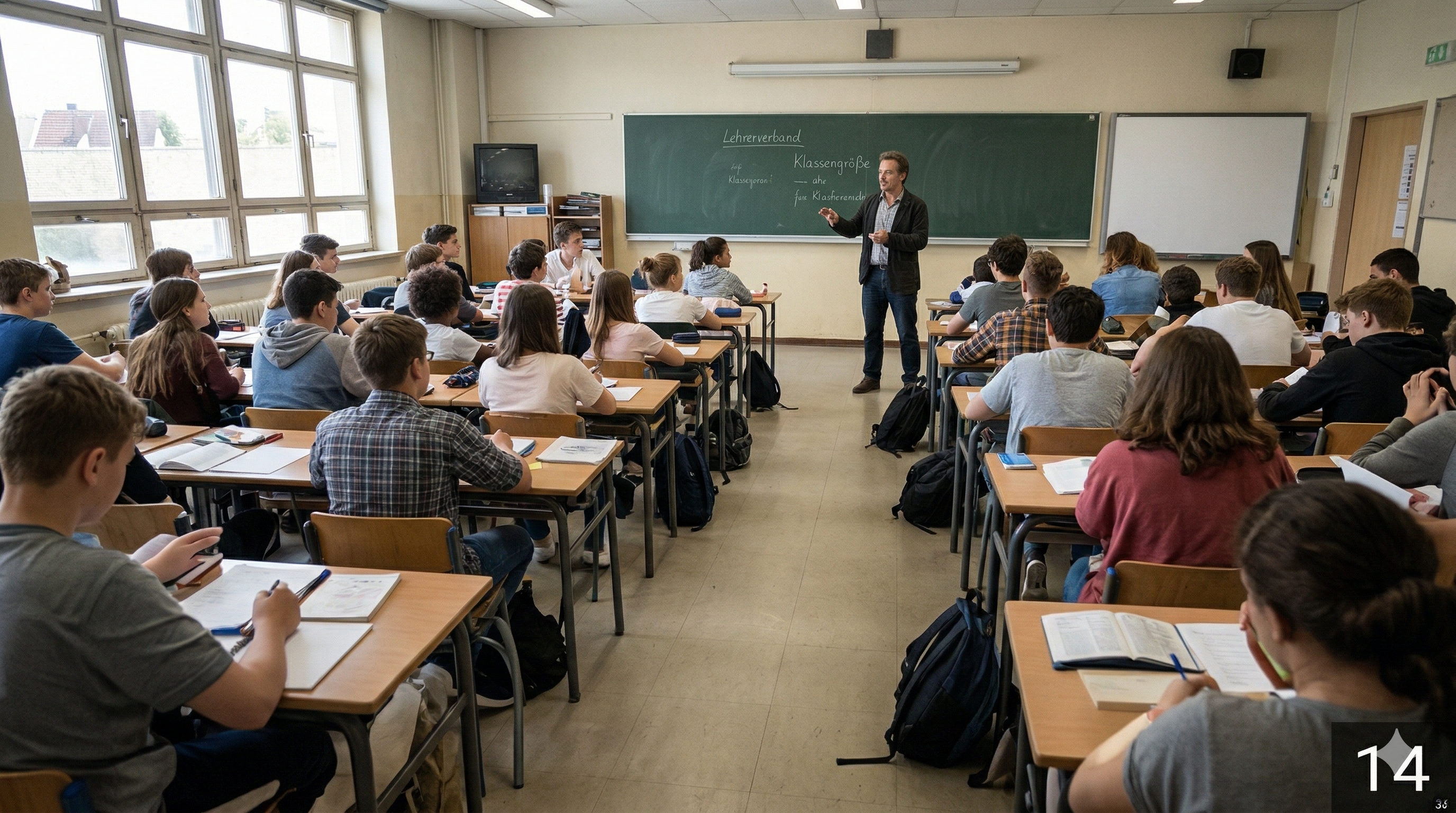 Lehrerverband fordert kleinere Klassen