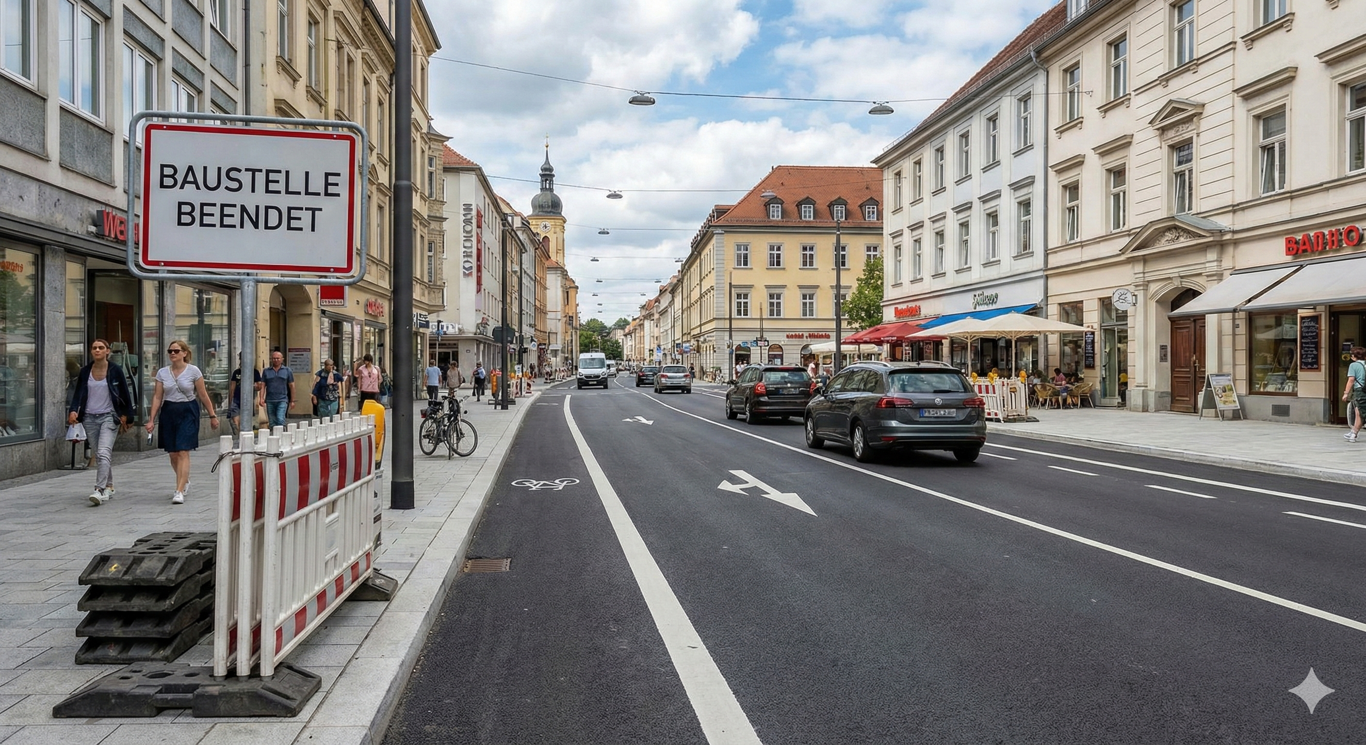 Dauerbaustelle Hauptstrasse beendet